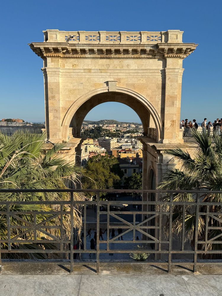 Bastione di San Remy de Cagliari en Sardaigne