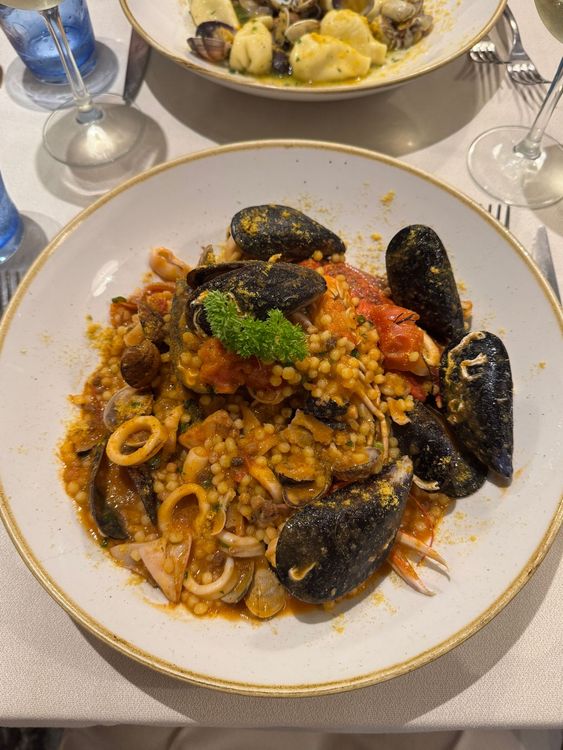 Plat typique de Sardaigne : La fregola aux fruits de mer