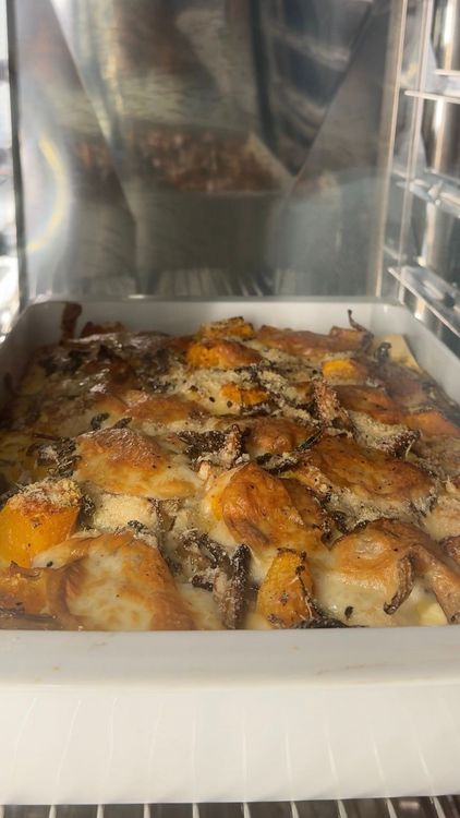 cuisson de la lasagne au four
